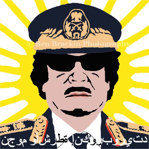 Muammar Gaddafi Ben Brackin